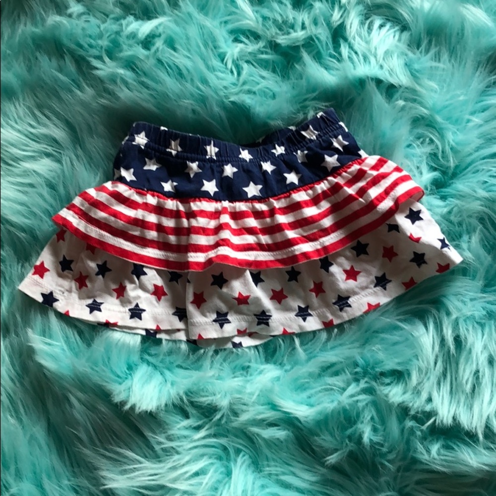Jumping beans patriotic skirt
